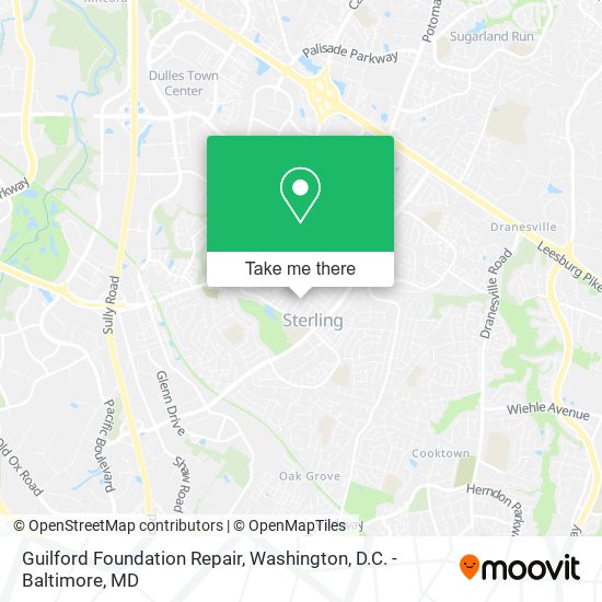 Mapa de Guilford Foundation Repair
