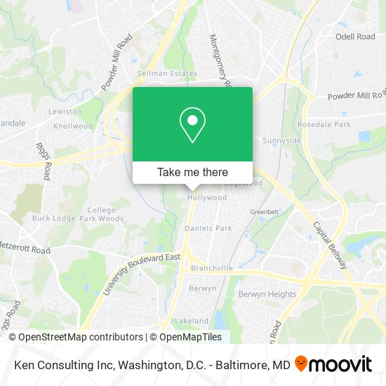 Ken Consulting Inc map