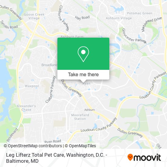 Leg Lifterz Total Pet Care map