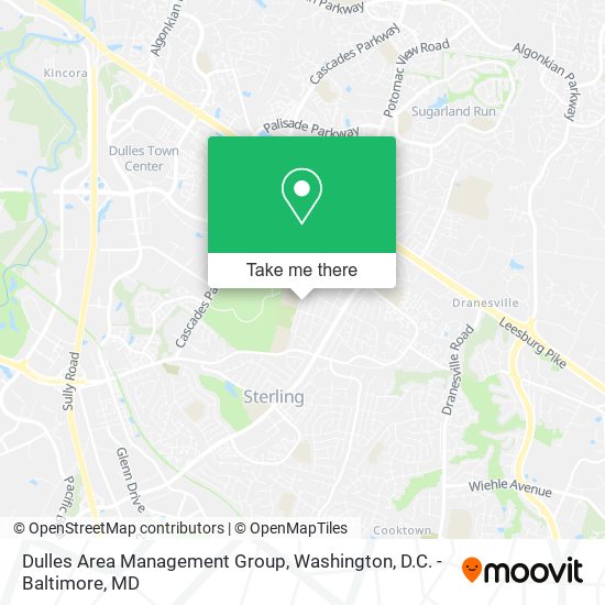 Dulles Area Management Group map