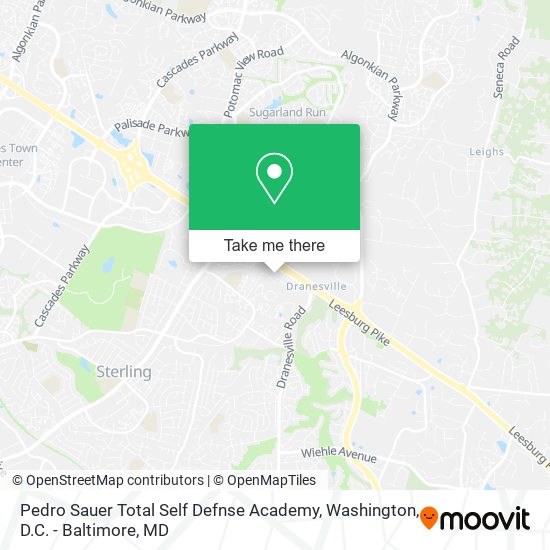 Pedro Sauer Total Self Defnse Academy map