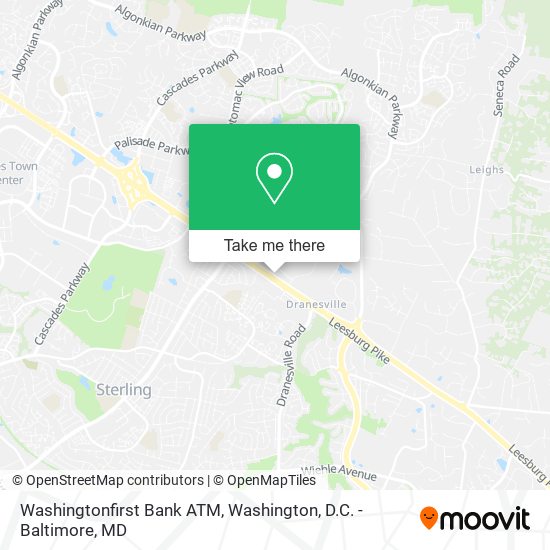Washingtonfirst Bank ATM map
