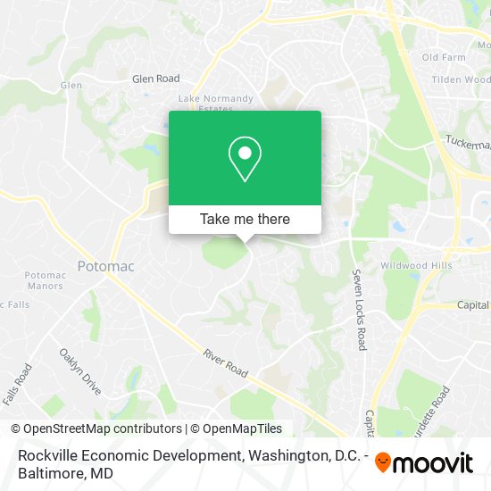 Rockville Economic Development map