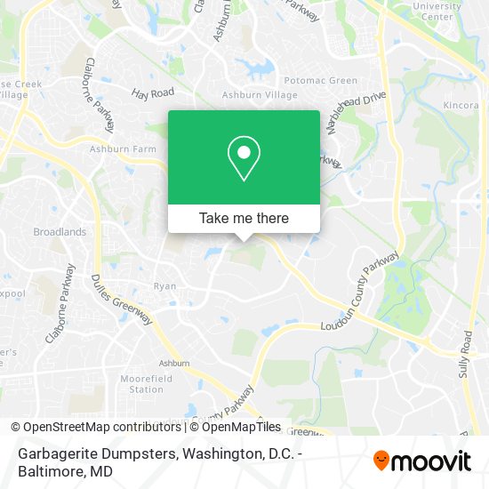 Garbagerite Dumpsters map