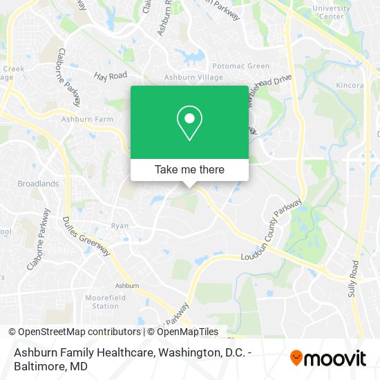 Mapa de Ashburn Family Healthcare