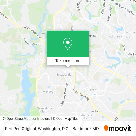 Peri Peri Original map