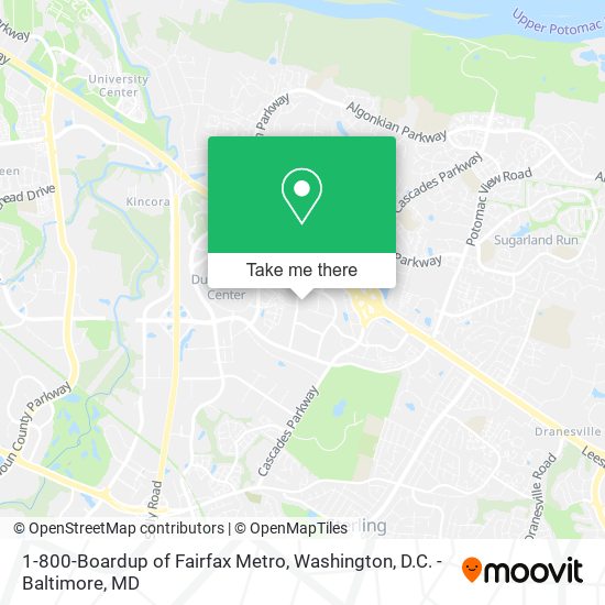 Mapa de 1-800-Boardup of Fairfax Metro