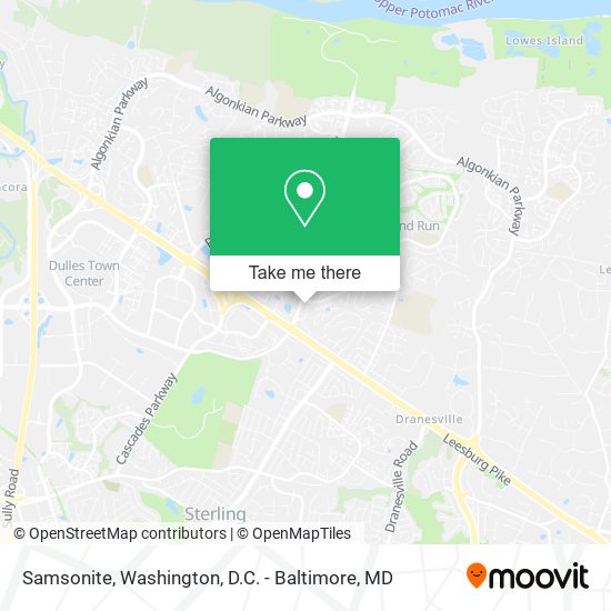 Samsonite map