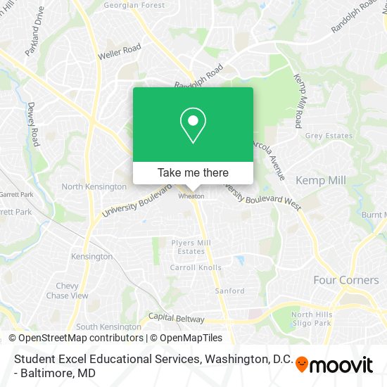 Student Excel Educational Services map