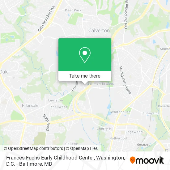 Frances Fuchs Early Childhood Center map