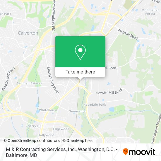 M & R Contracting Services, Inc. map