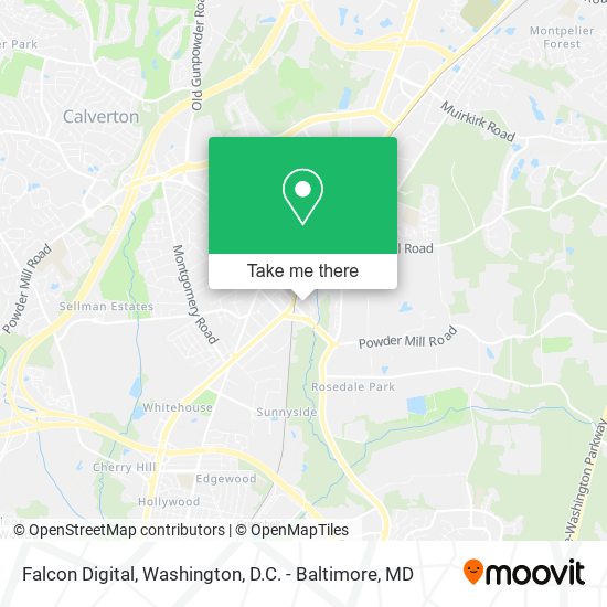 Falcon Digital map