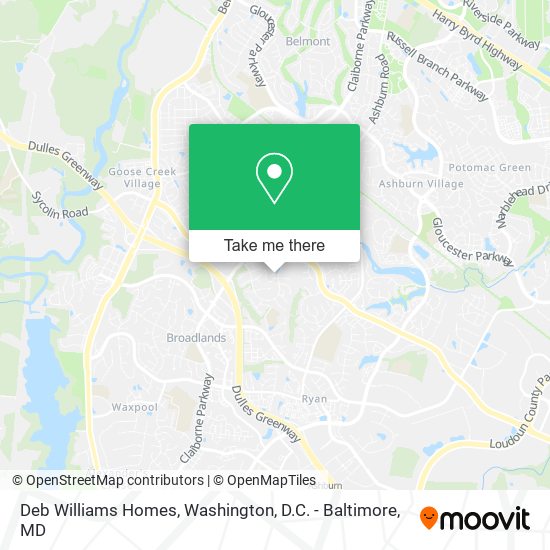 Deb Williams Homes map