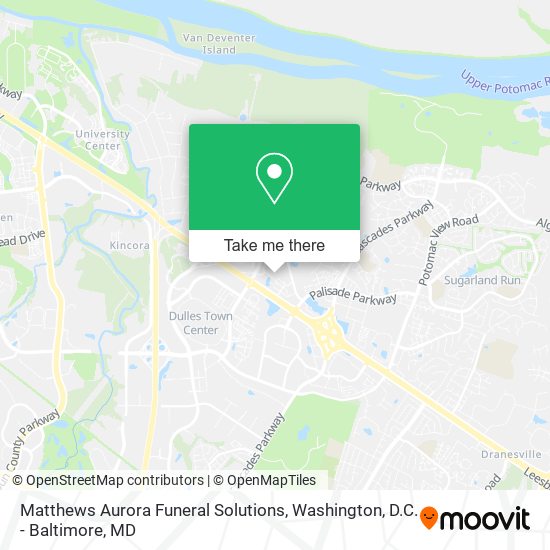 Matthews Aurora Funeral Solutions map