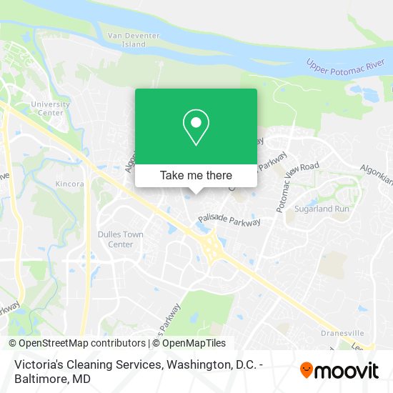 Victoria's Cleaning Services map