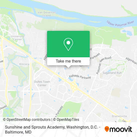 Sunshine and Sprouts Academy map