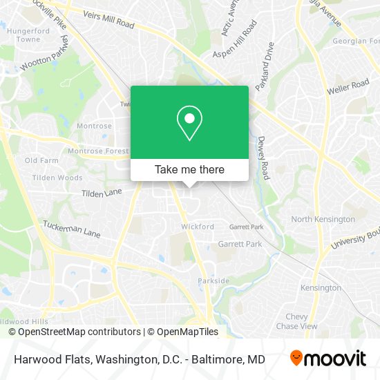 Harwood Flats map