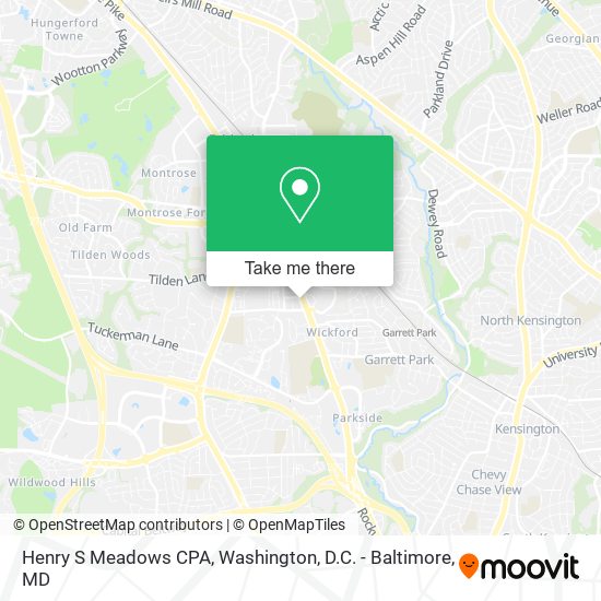 Henry S Meadows CPA map