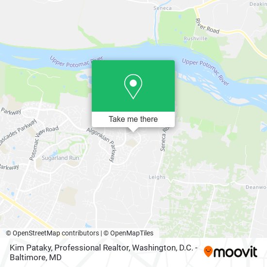 Kim Pataky, Professional Realtor map