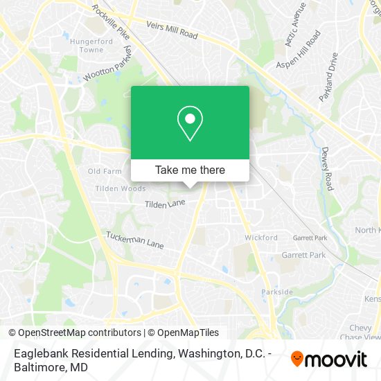 Eaglebank Residential Lending map