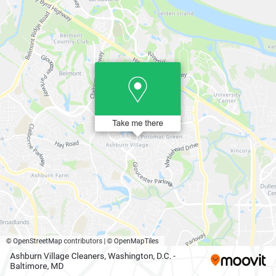 Ashburn Village Cleaners map