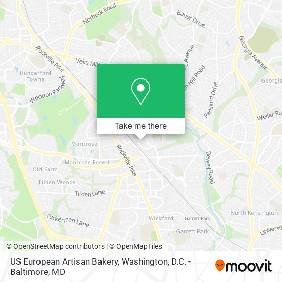 Mapa de US European Artisan Bakery