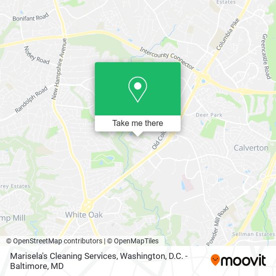 Mapa de Marisela's Cleaning Services
