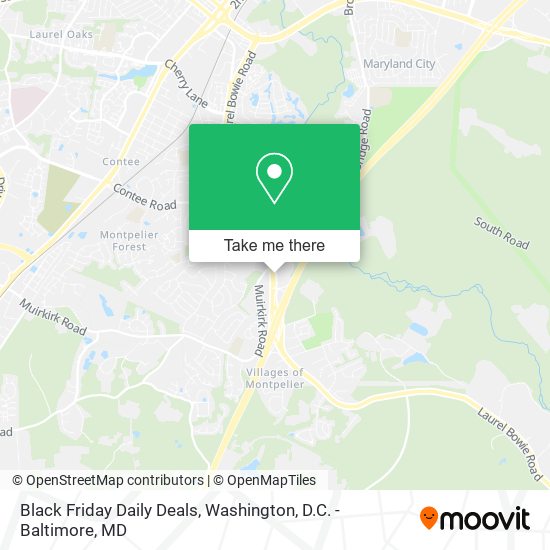 Black Friday Daily Deals map