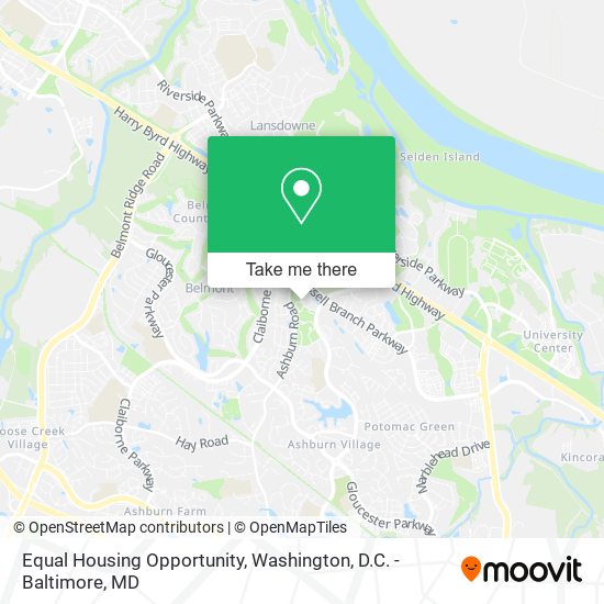 Mapa de Equal Housing Opportunity