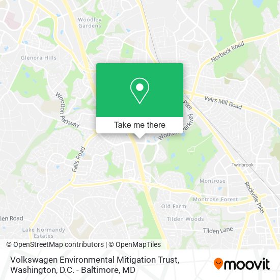Volkswagen Environmental Mitigation Trust map