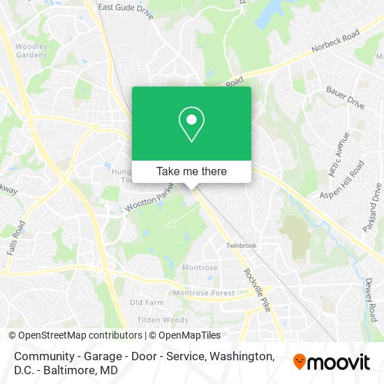 Community - Garage - Door - Service map