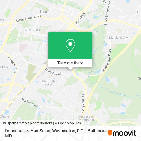 Donnabelle's Hair Salon map