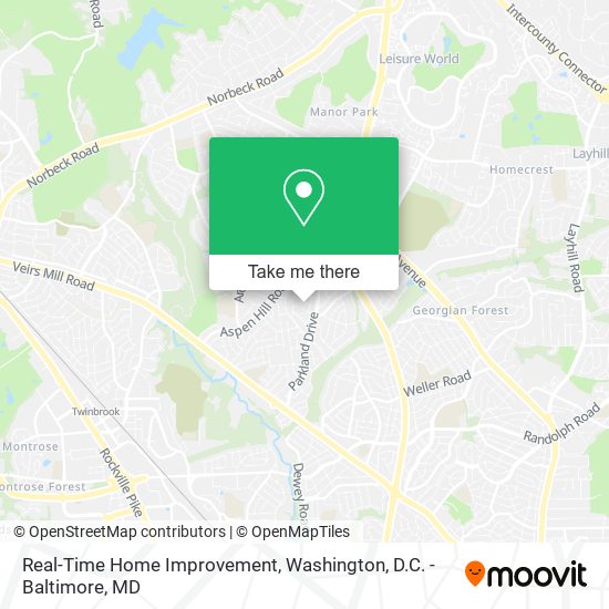 Mapa de Real-Time Home Improvement