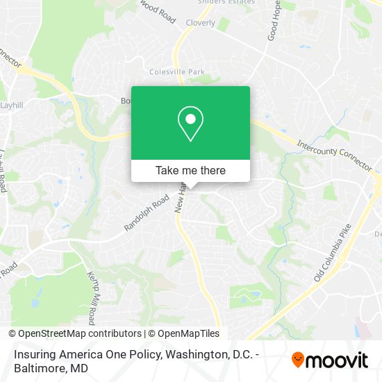 Mapa de Insuring America One Policy