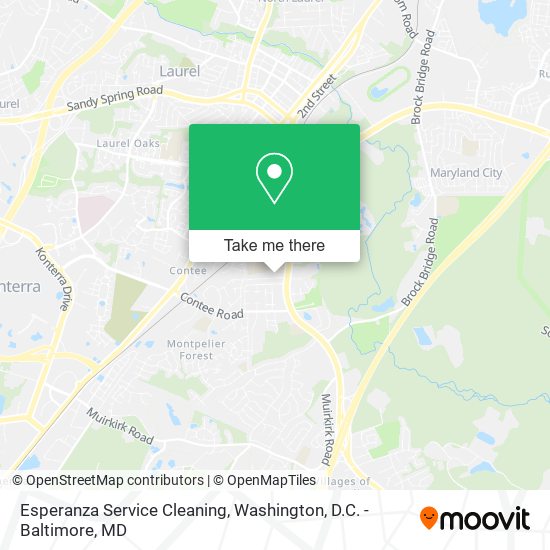 Esperanza Service Cleaning map
