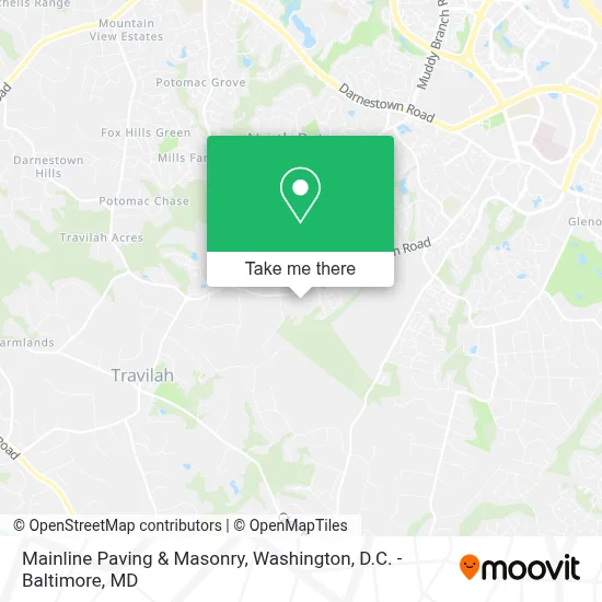 Mainline Paving & Masonry map