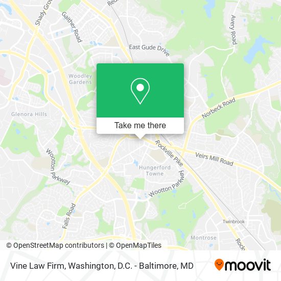 Vine Law Firm map