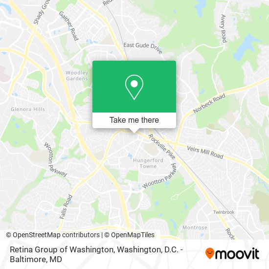 Retina Group of Washington map