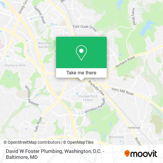 Mapa de David W Foster Plumbing