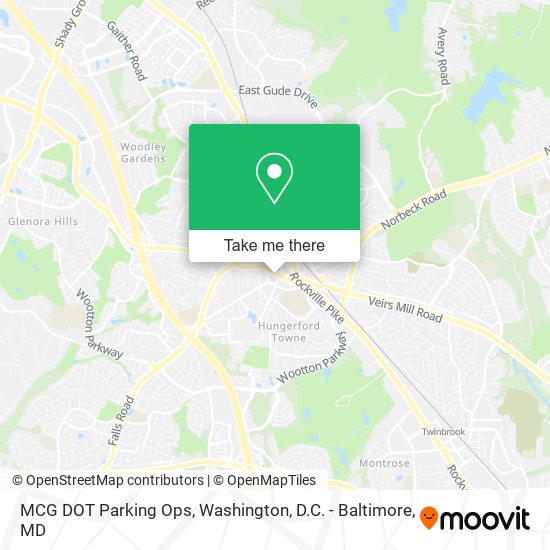 MCG DOT Parking Ops map