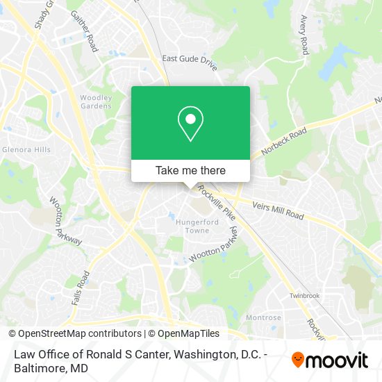 Law Office of Ronald S Canter map