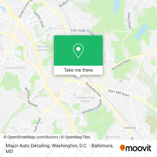 Major Auto Detailing map