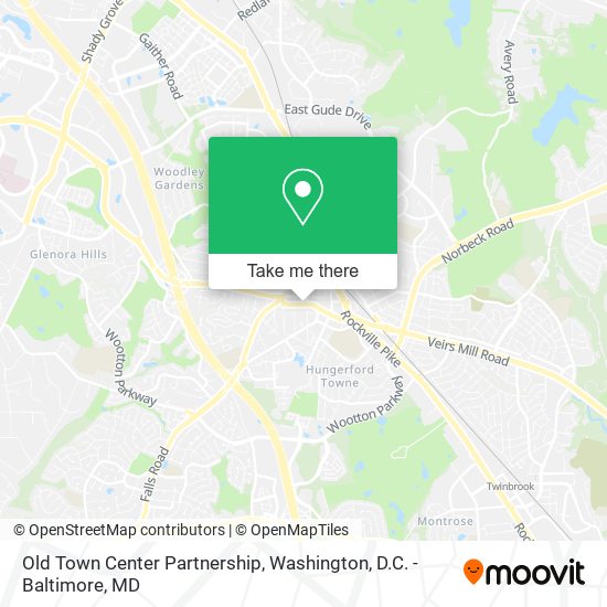 Mapa de Old Town Center Partnership