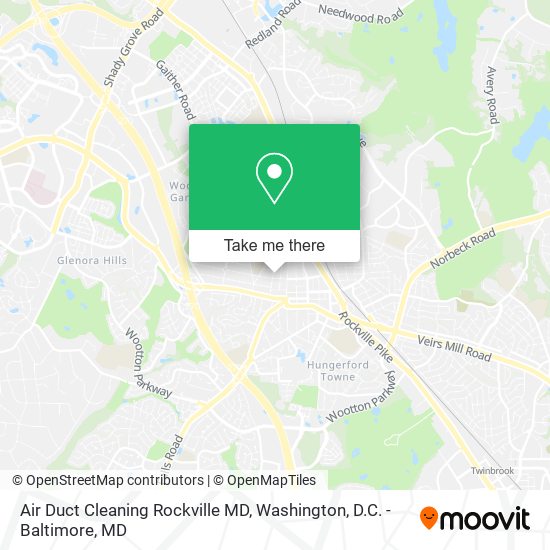 Mapa de Air Duct Cleaning Rockville MD
