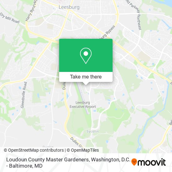 Loudoun County Master Gardeners map