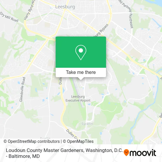 Loudoun County Master Gardeners map