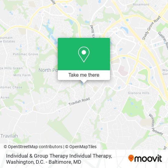 Mapa de Individual & Group Therapy Individual Therapy