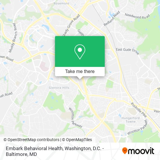 Embark Behavioral Health map