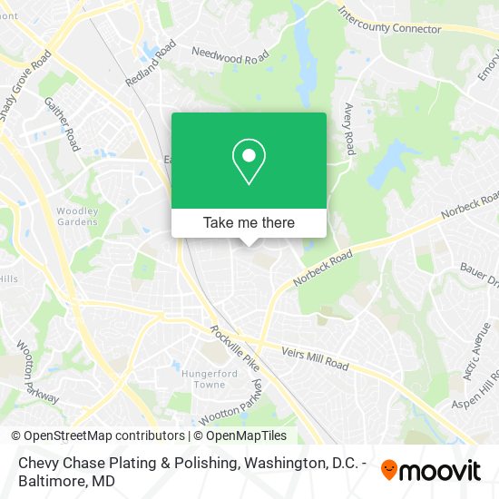 Chevy Chase Plating & Polishing map