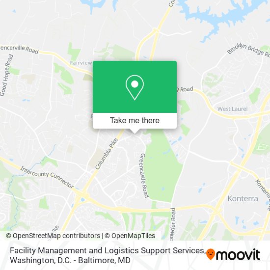 Facility Management and Logistics Support Services map